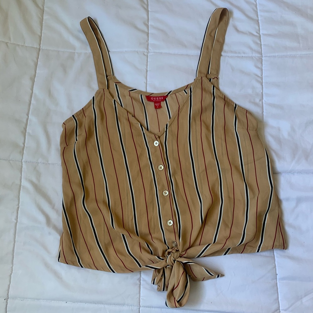 Guess Botton Down Tank Top